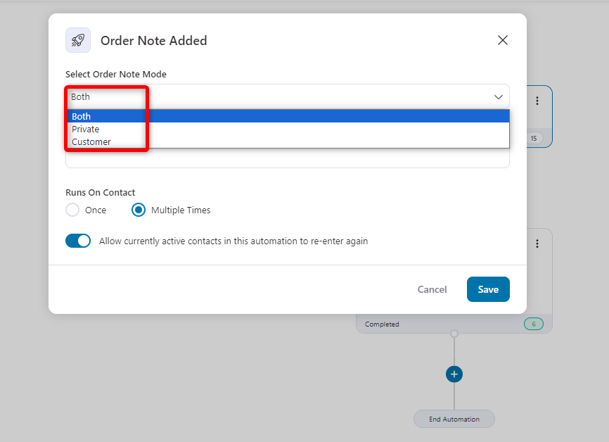 Send order notes to Google Sheets