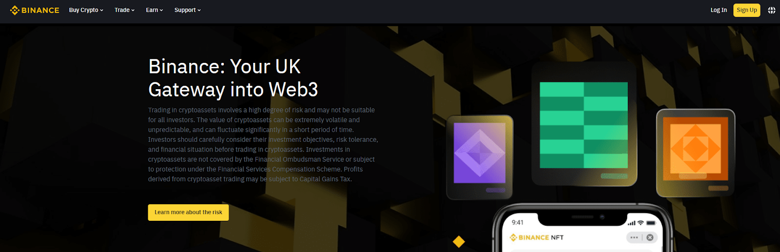 Binance Homepage
