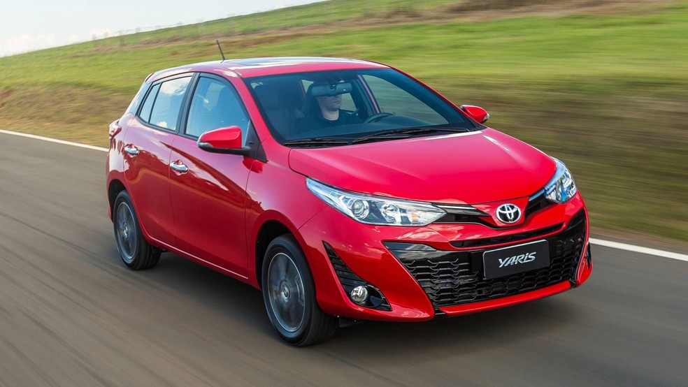 Toyota Yaris tem o mesmo preço da configuração sedã — Foto: Divulgação