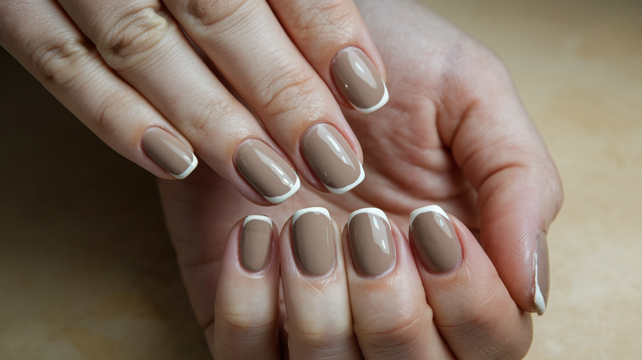 How to Get the Perfect Light Brown Nails Color Backstageviral.com 