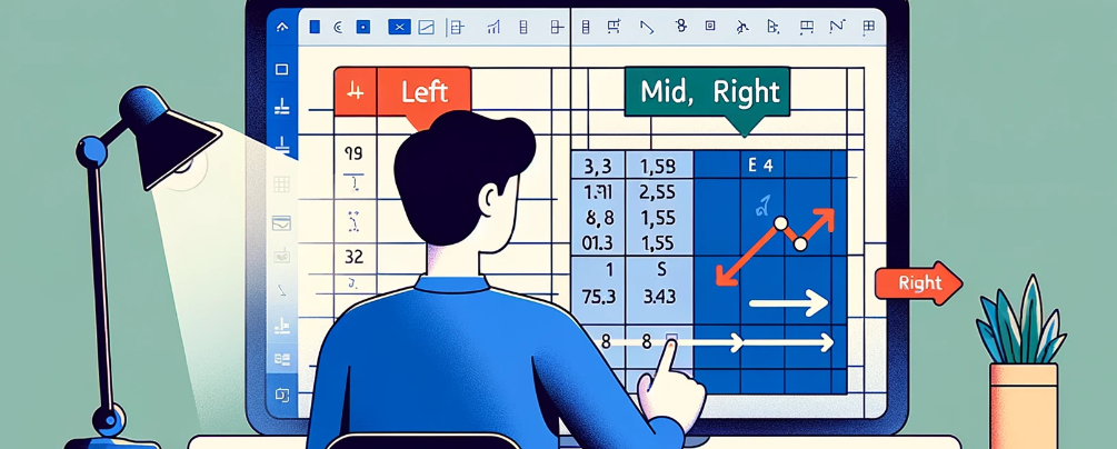 Comparing LEFT, MID, and RIGHT Functions