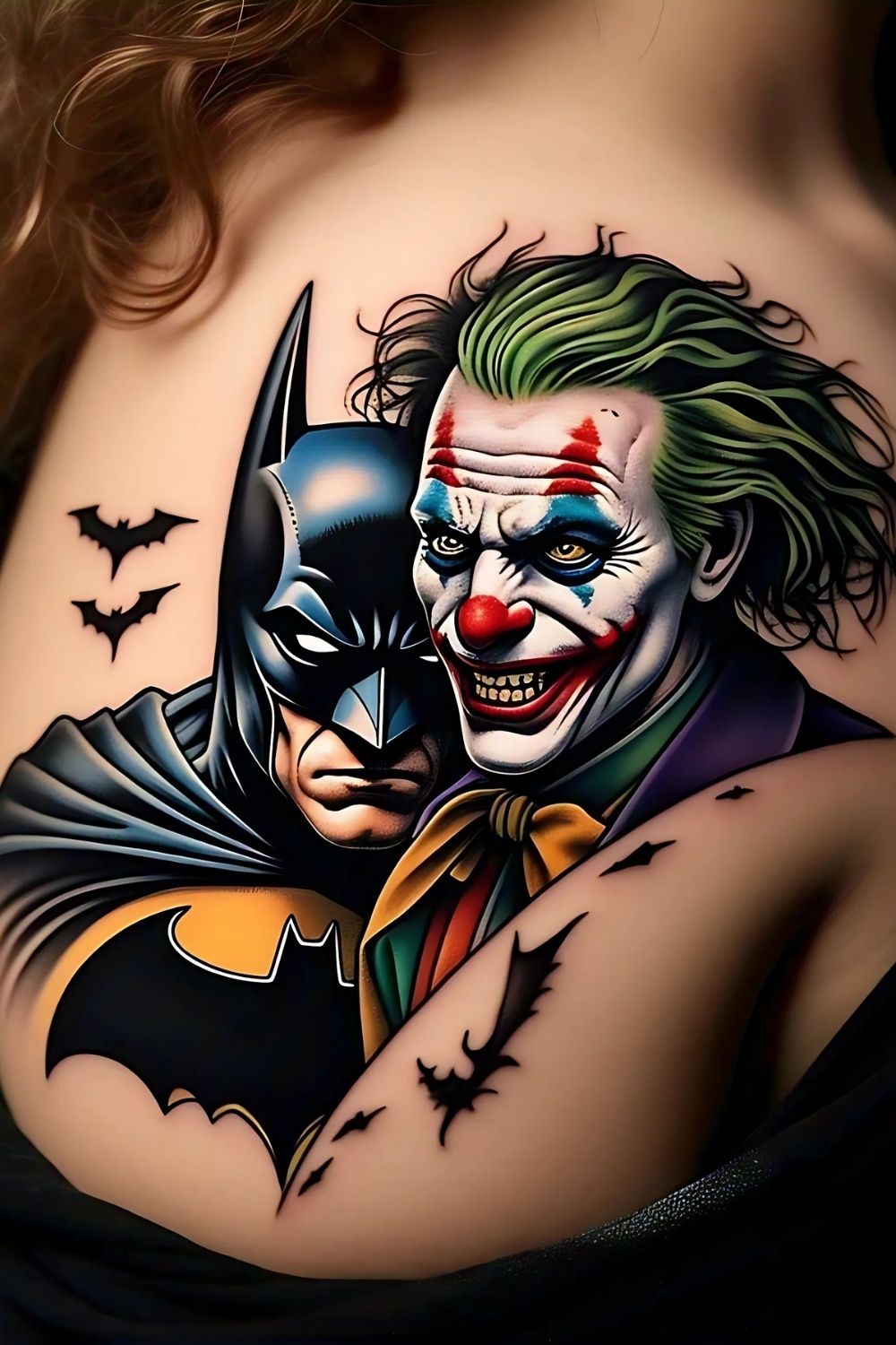 Joker vs. Batman Tattoos