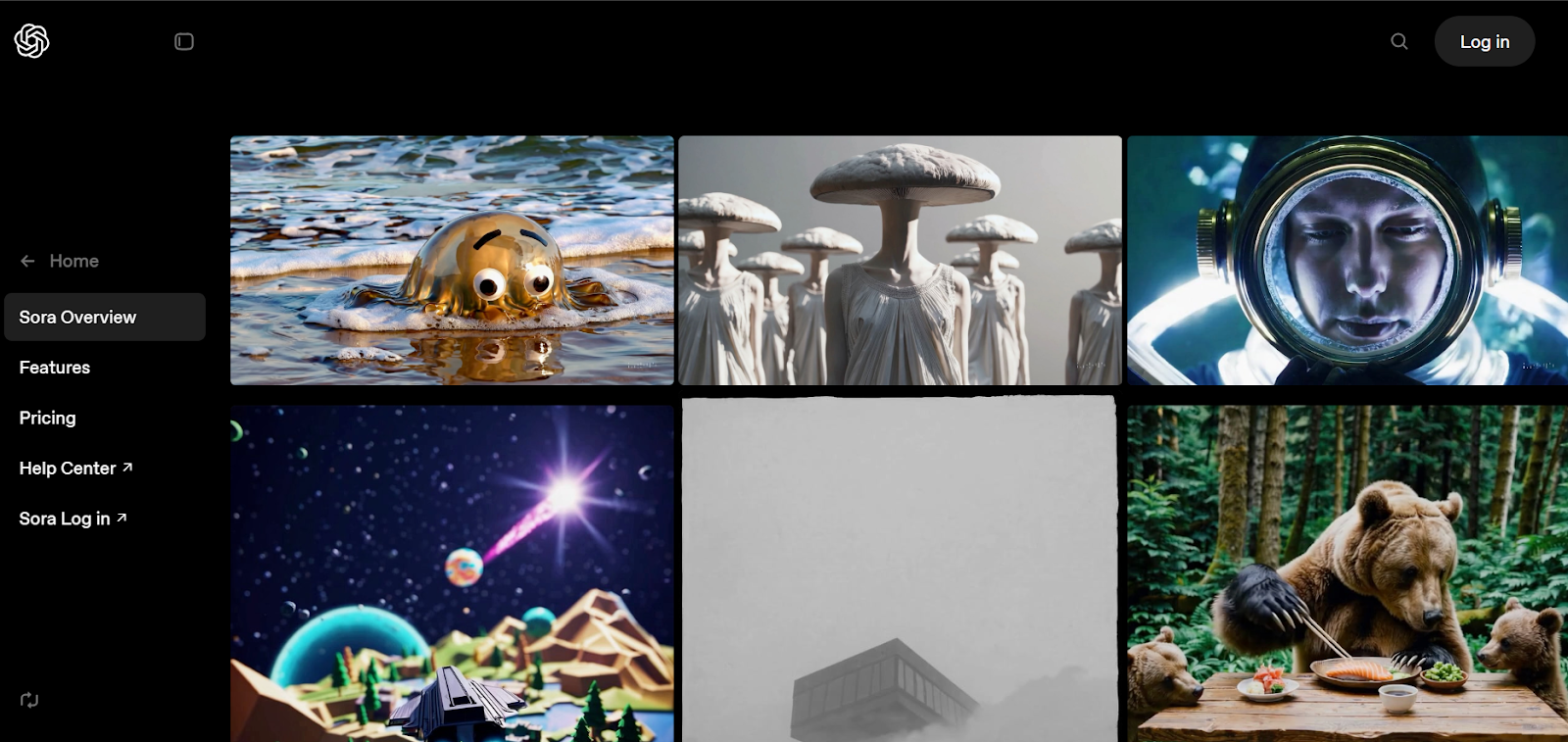 Sora AI video generator 