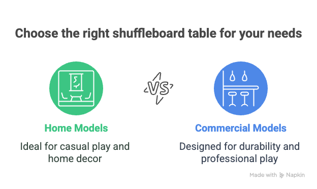 Different Types of Shuffleboard Tables