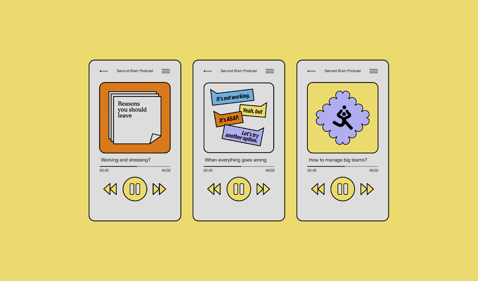 Image from the Unboring Branding: The Second Brain Identity article on Abduzeedo