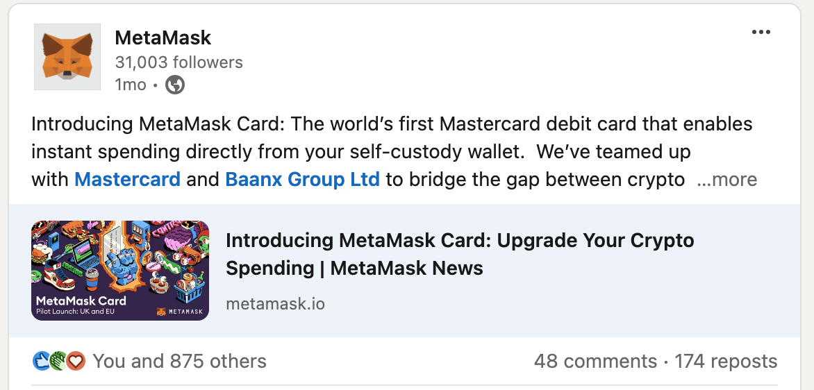 MetaMask Card