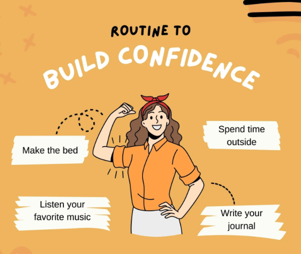 routine to build confidence