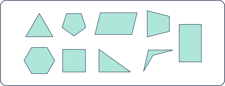 2D shapes math problem for 3rd graders