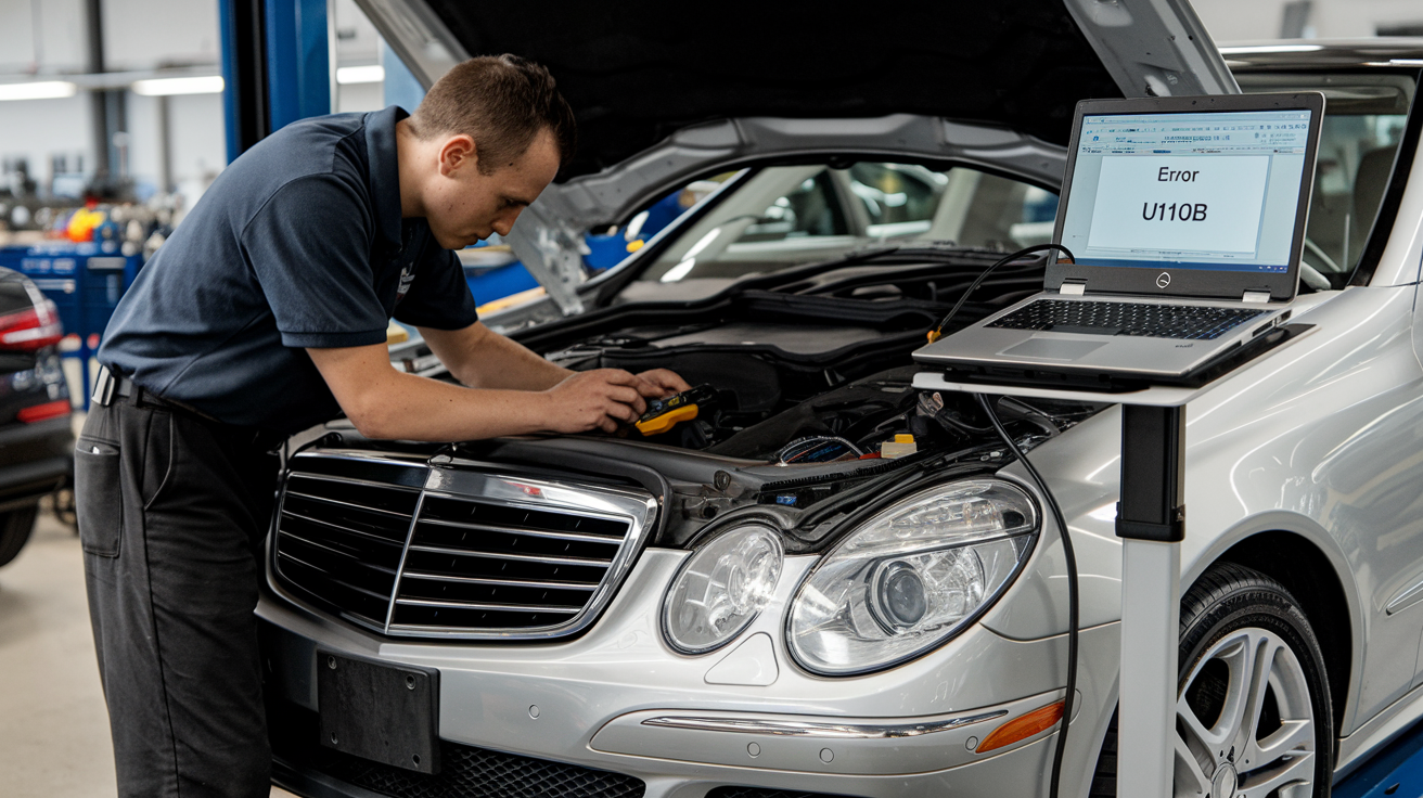 How to repair code u110b 0n a 09 Mercedes e350