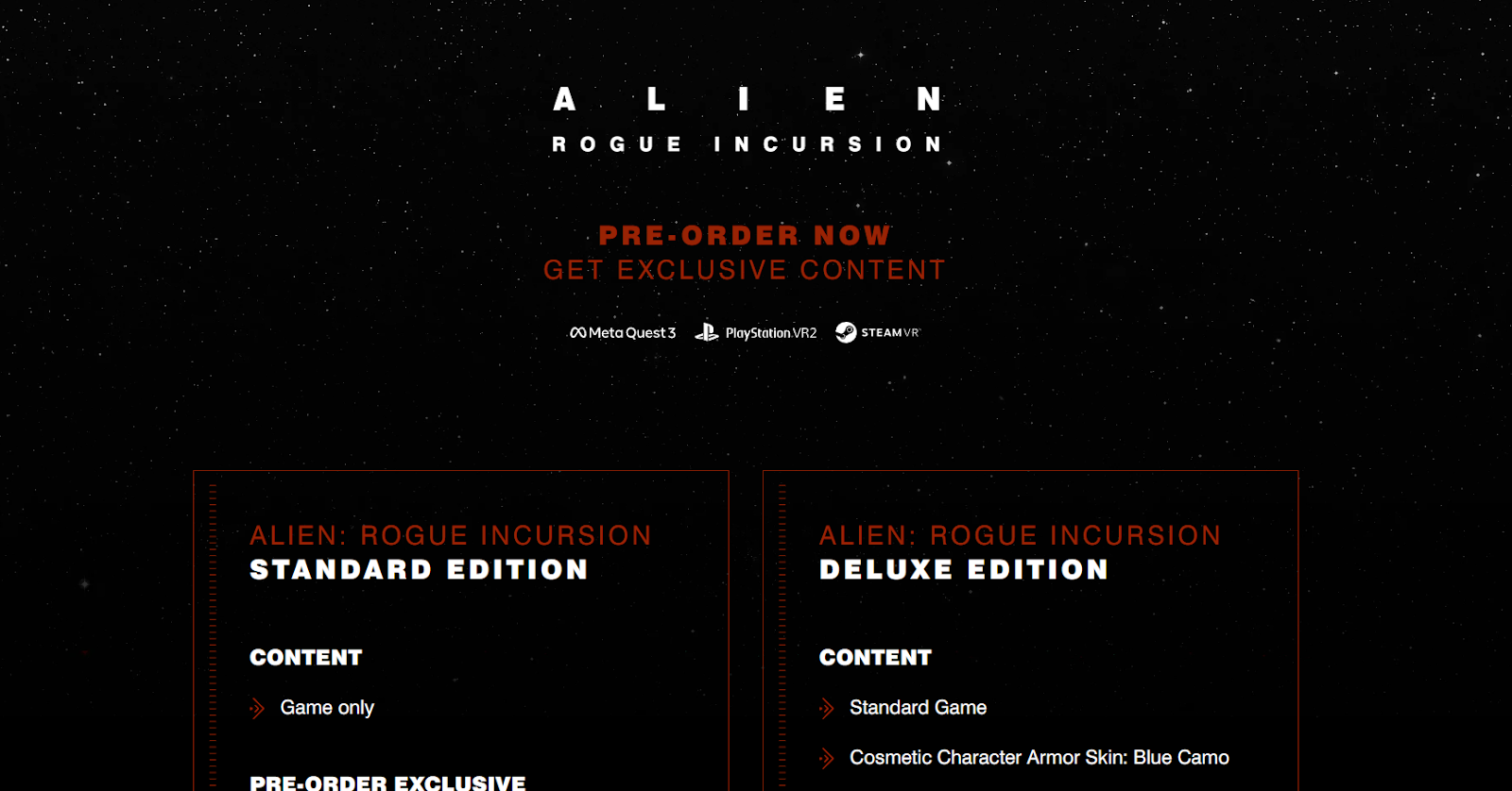 Editions of Alien: Rogue Incursion