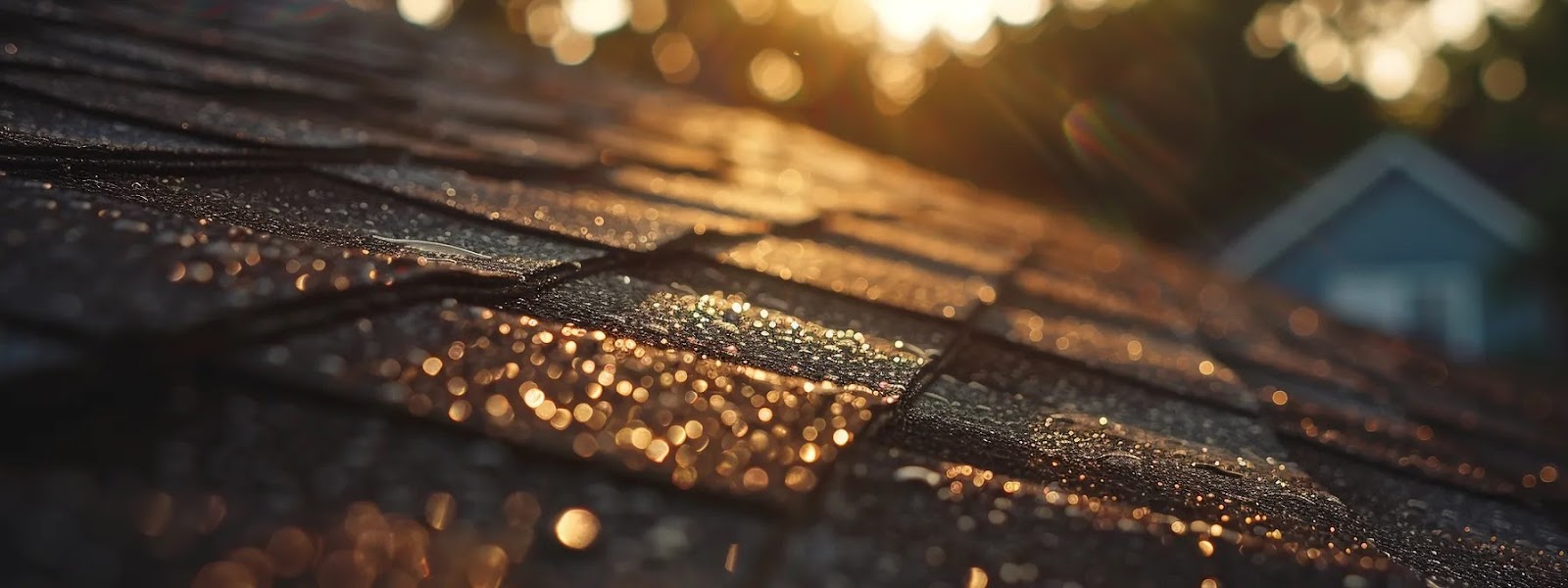 a close-up photo of a well-maintained shingle roof in new orleans showcasing its durability and quality craftsmanship.