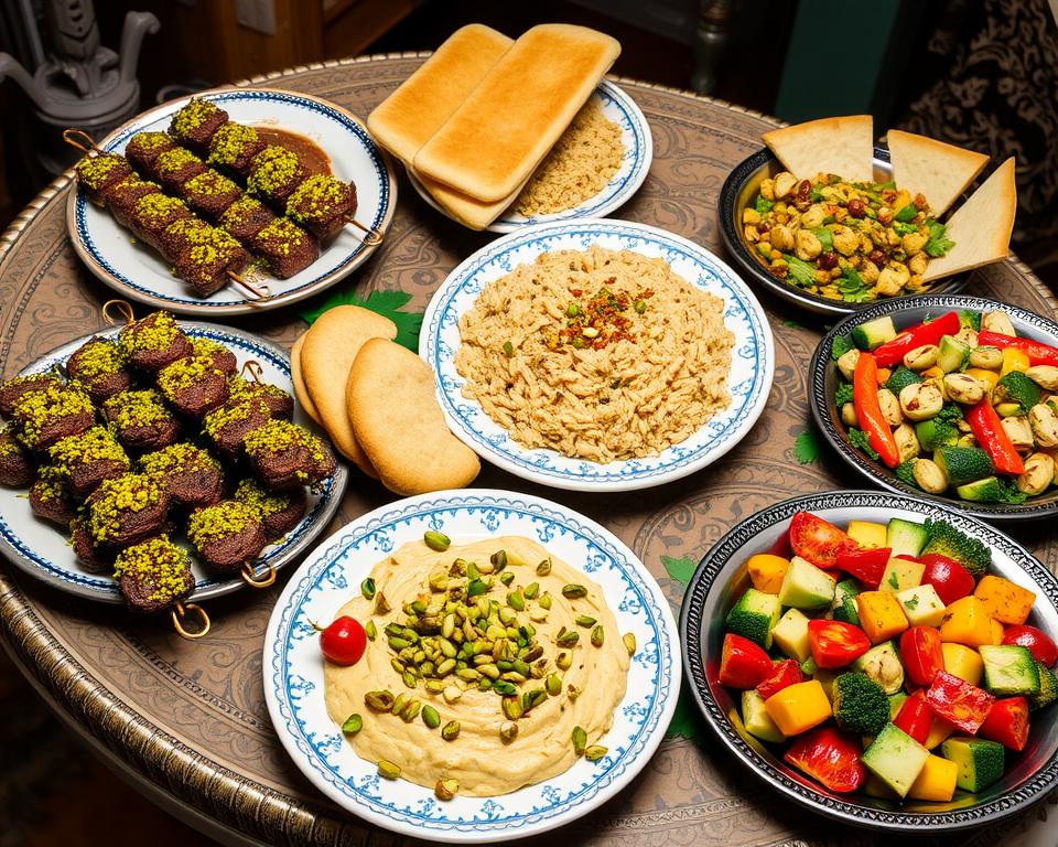 Middle Eastern pistachio dishes