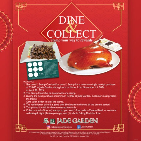 Dine, collect, and win