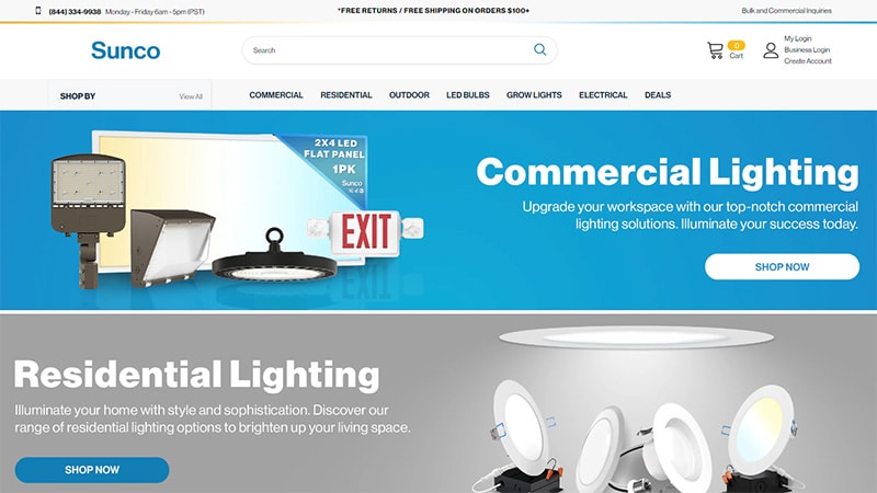 Home Page Sunco Lighting