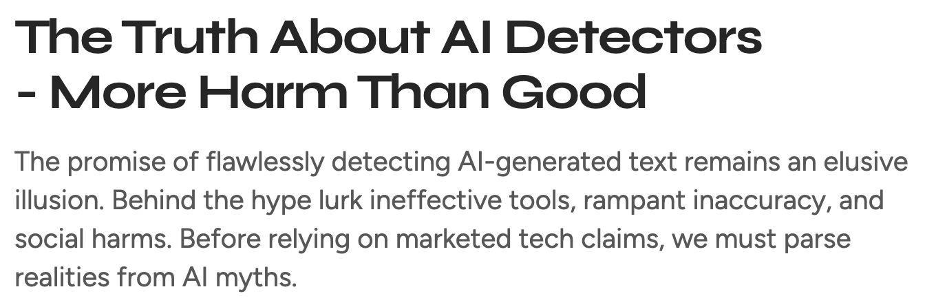 AI Detection Tools Struggle to Be Fully Accurate