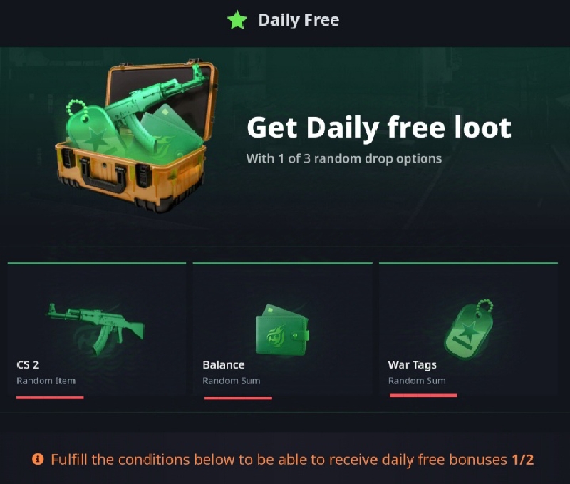 Hellcase Daily Free Bonus