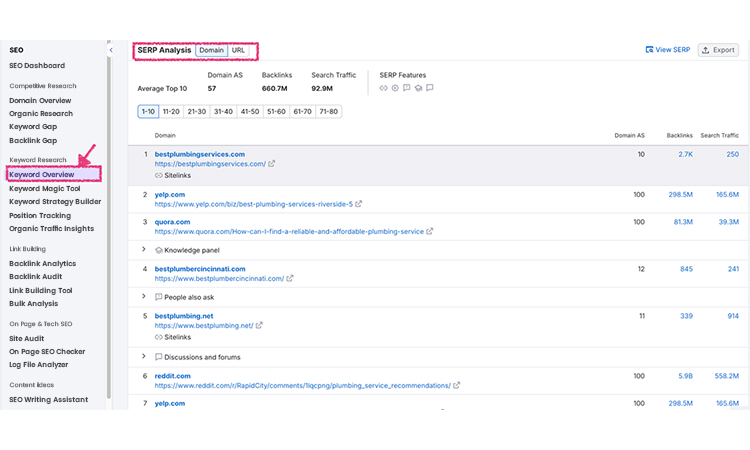 Keyword overview llmo