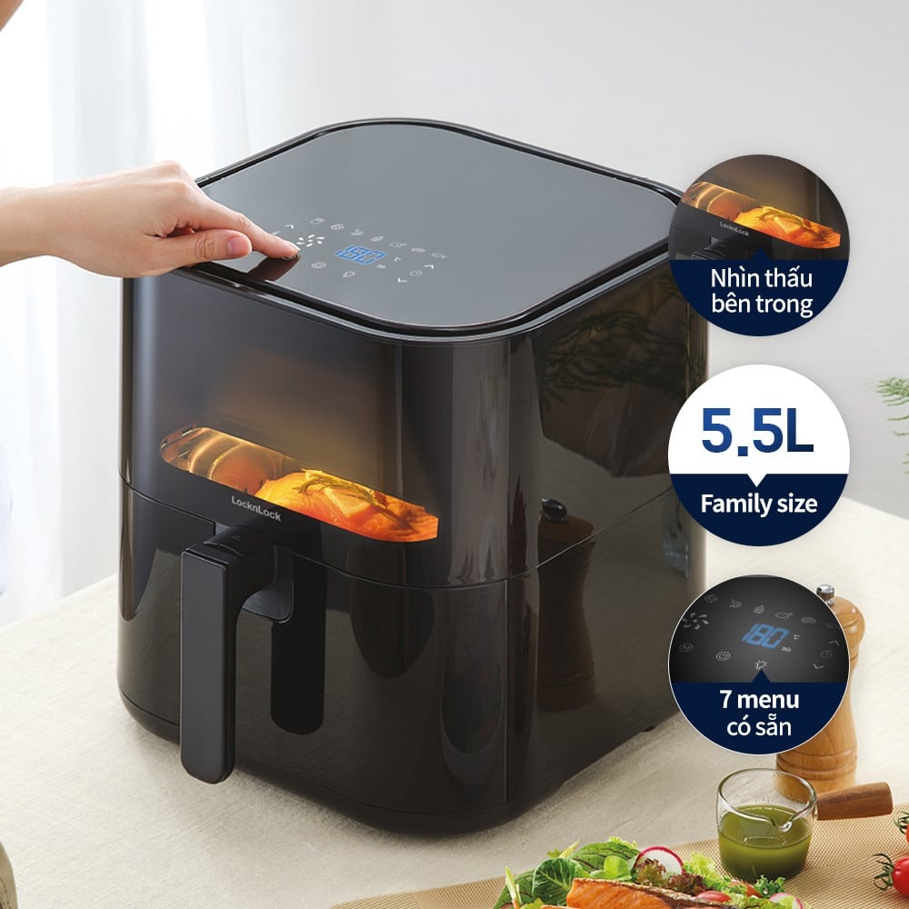 Chọn dung tích 5-7 lít để làm gà nướng nguyên con