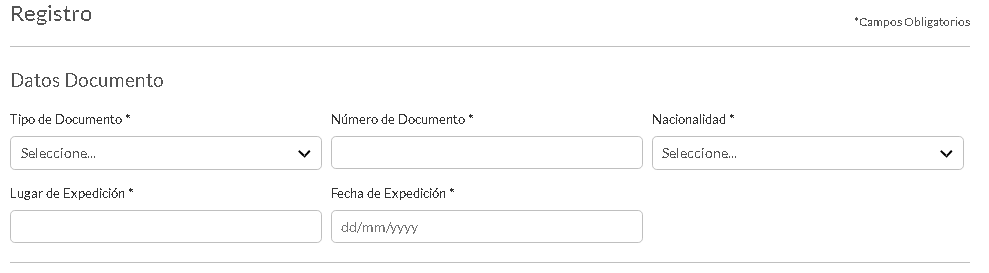 Formulario de cita de pasaporte en vichada.