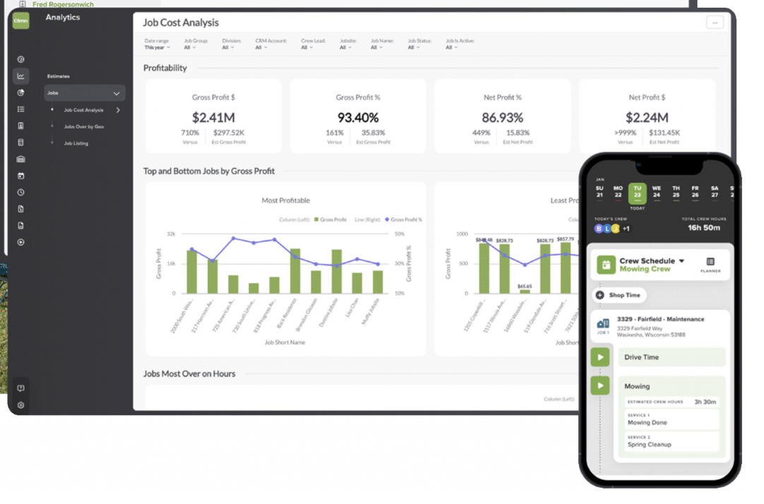 landscaping management software for LMN