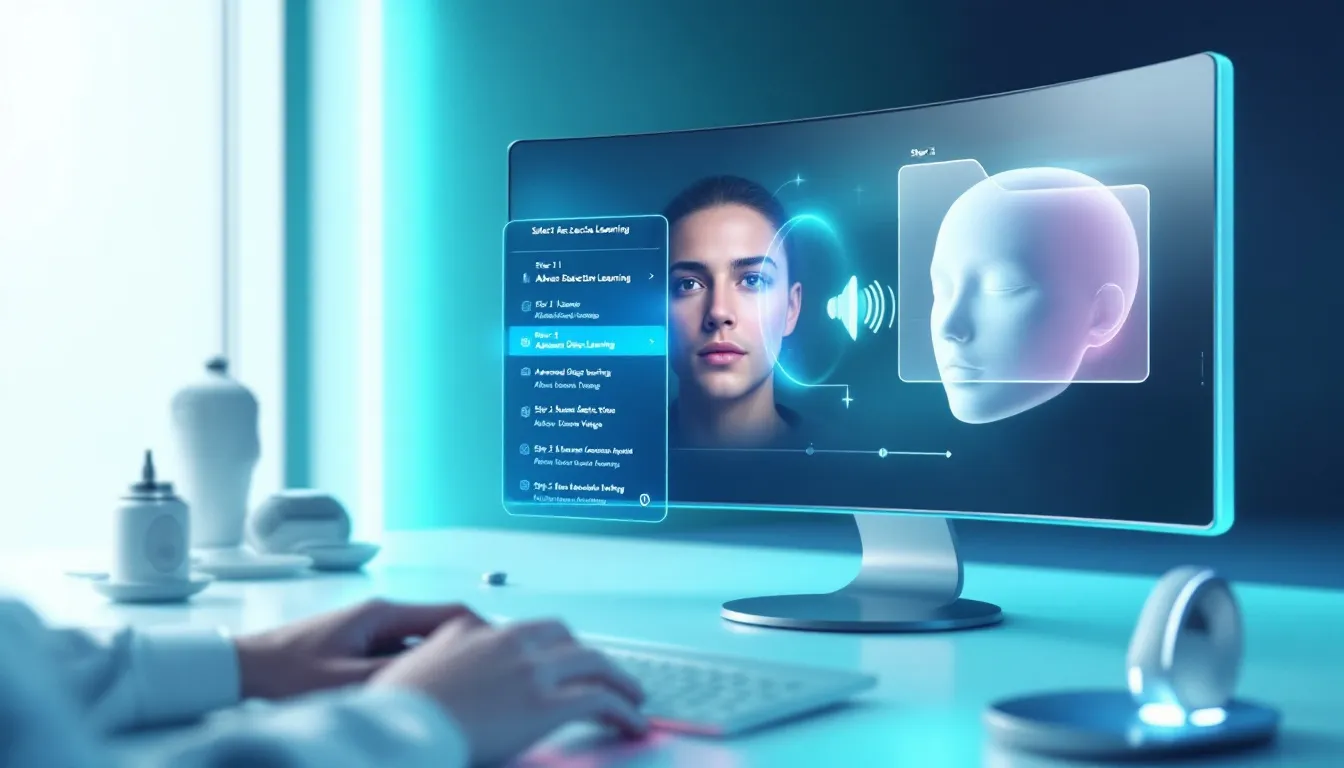 A step-by-step visual guide on creating professional faceless videos using AI tools.