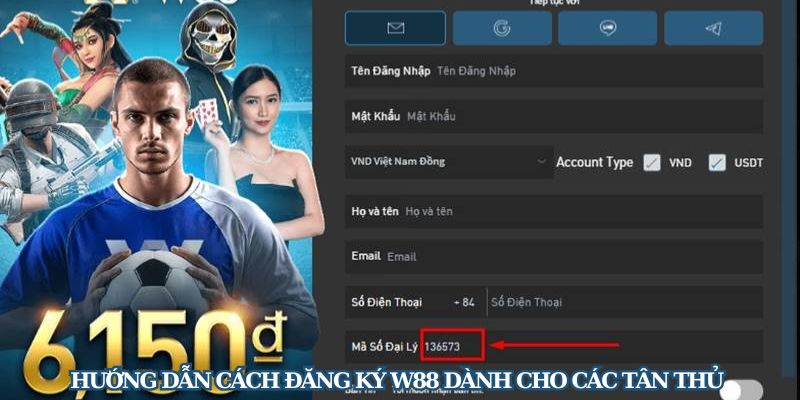 Hướng dẫn cách đăng ký W88 dành cho các tân thủ 