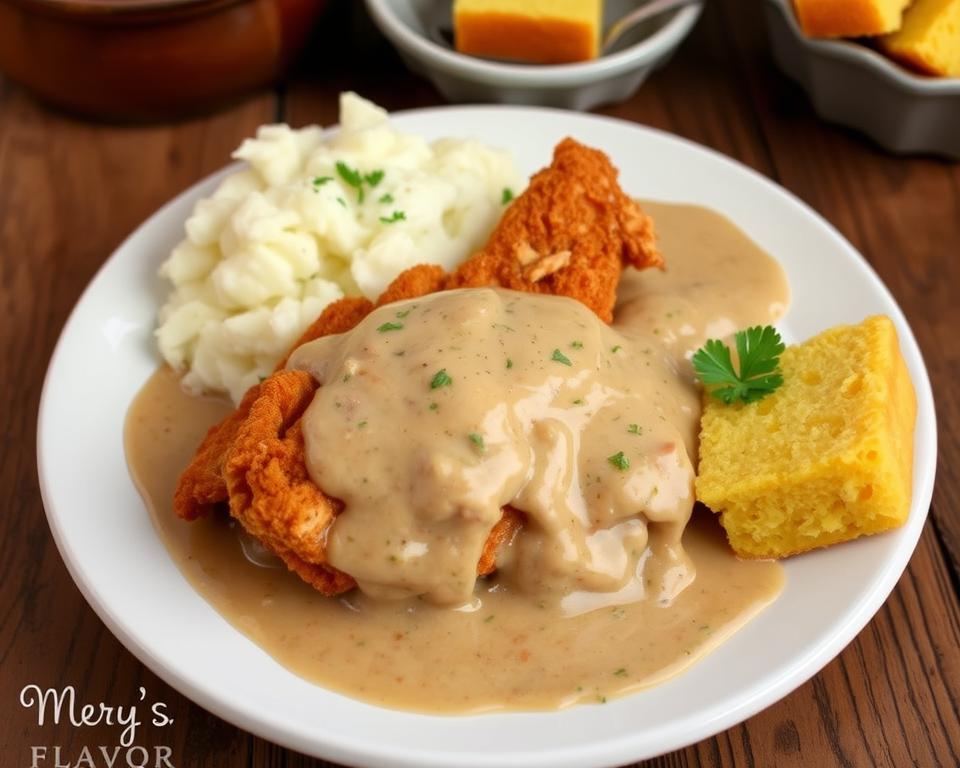 southern-style chicken and gravy