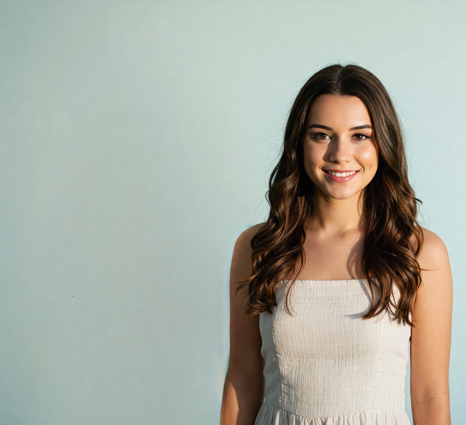 Removed the shadow for a professional headshot