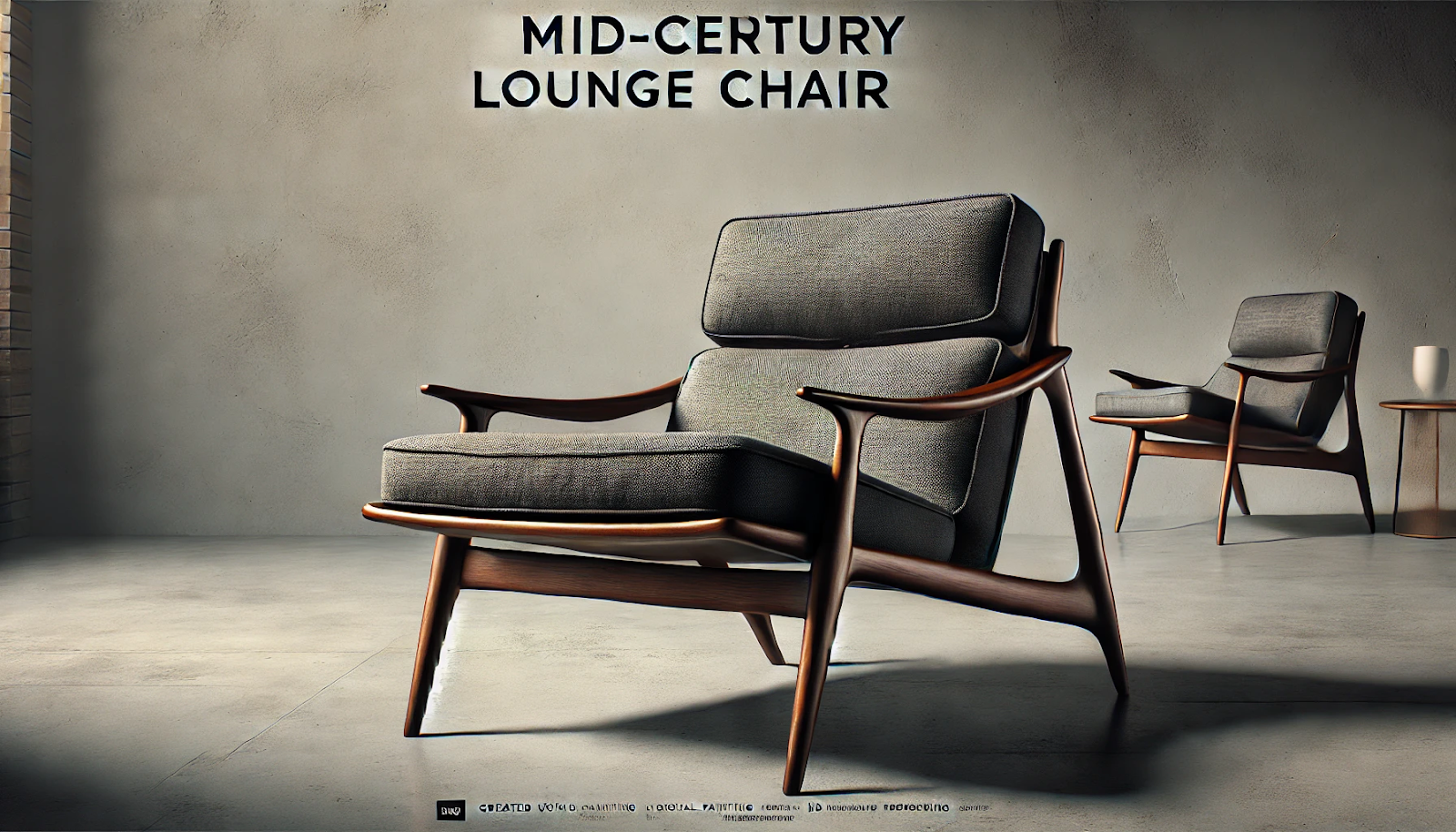 mid century lounge chair