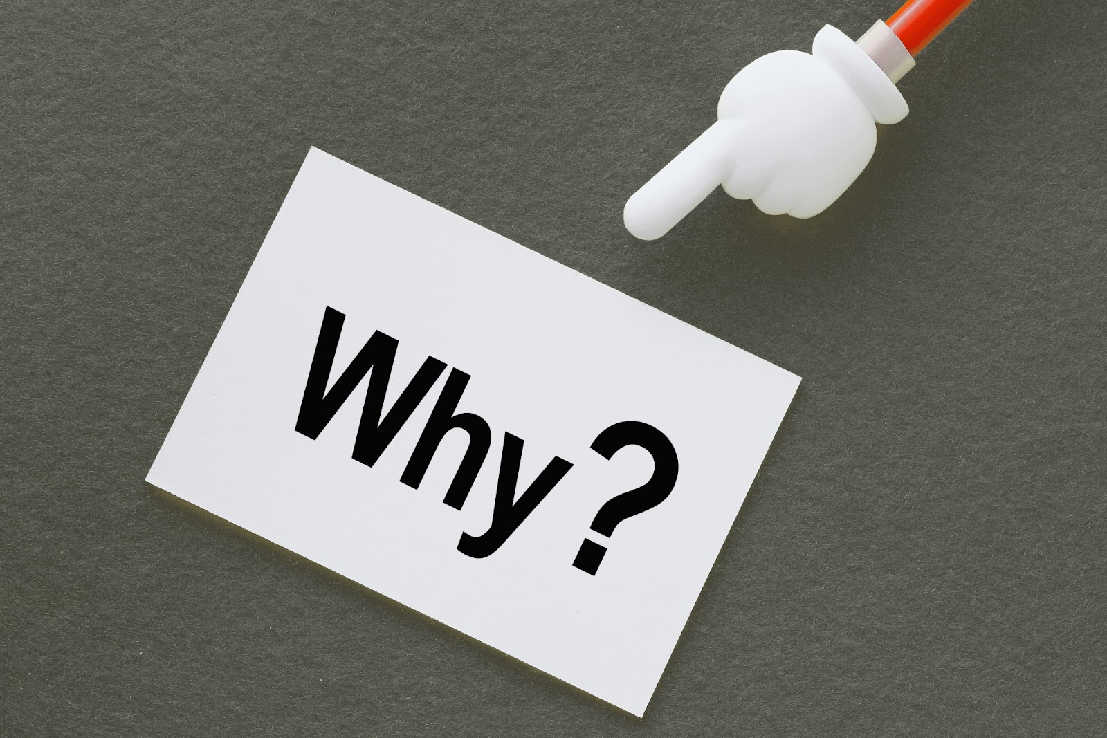 Why なぜ？を表す画像。