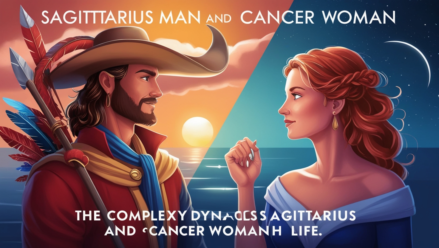  Sagittarius Man and Cancer Woman