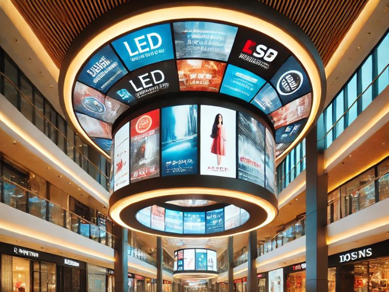 painel de led redondo vantagens