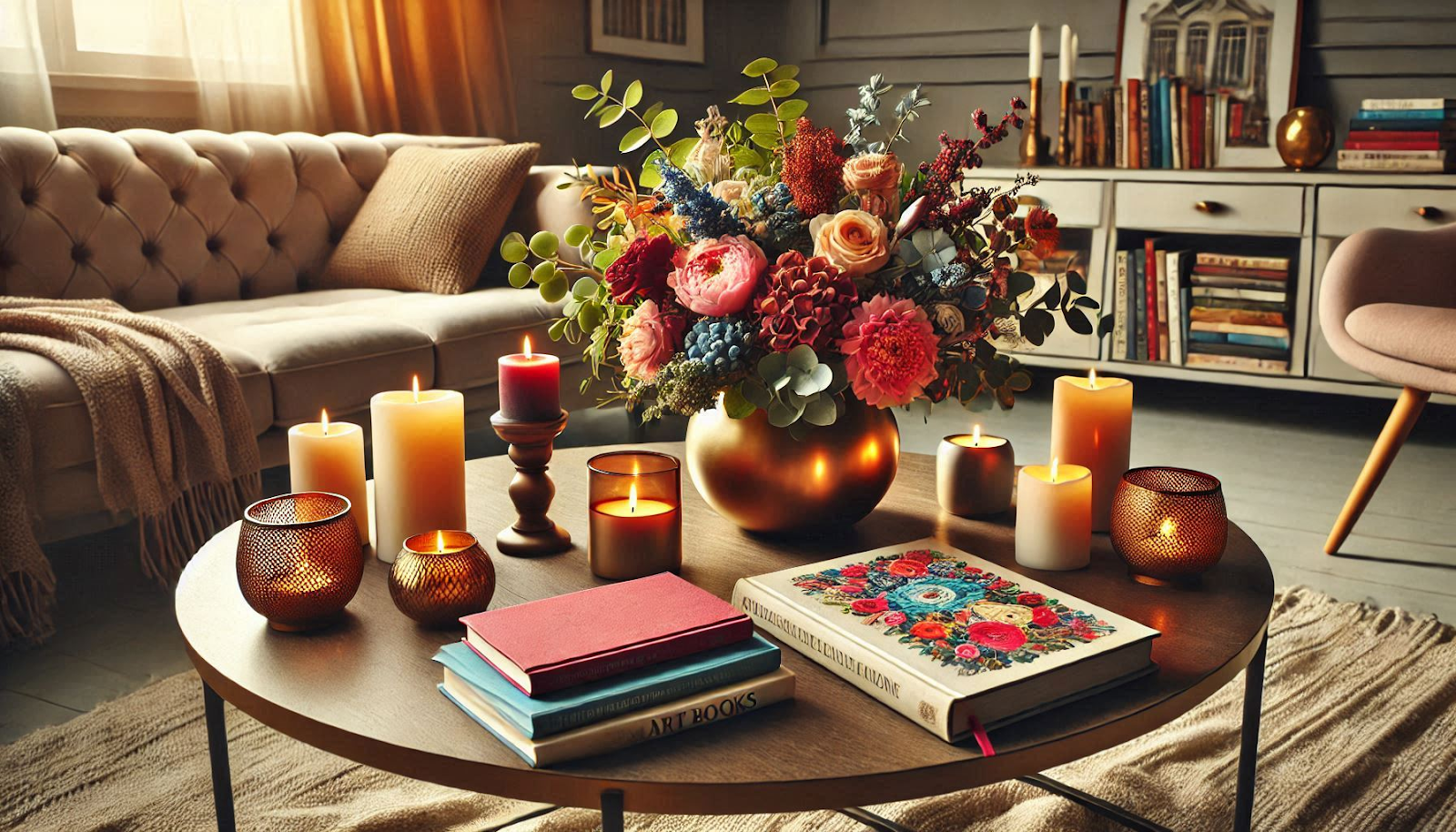 Coffee Table decorated
