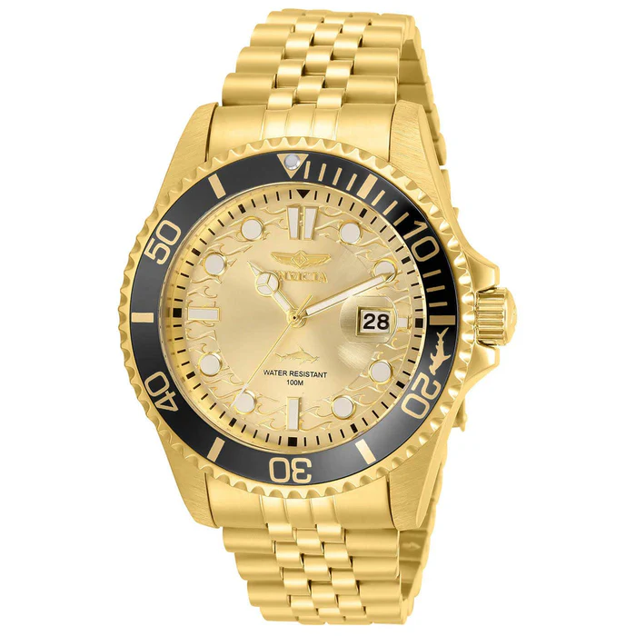 Invicta 30613 Men's Pro Diver Champagne Dial Bracelet Quartz Watch