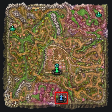 Mutant Forest entry location
