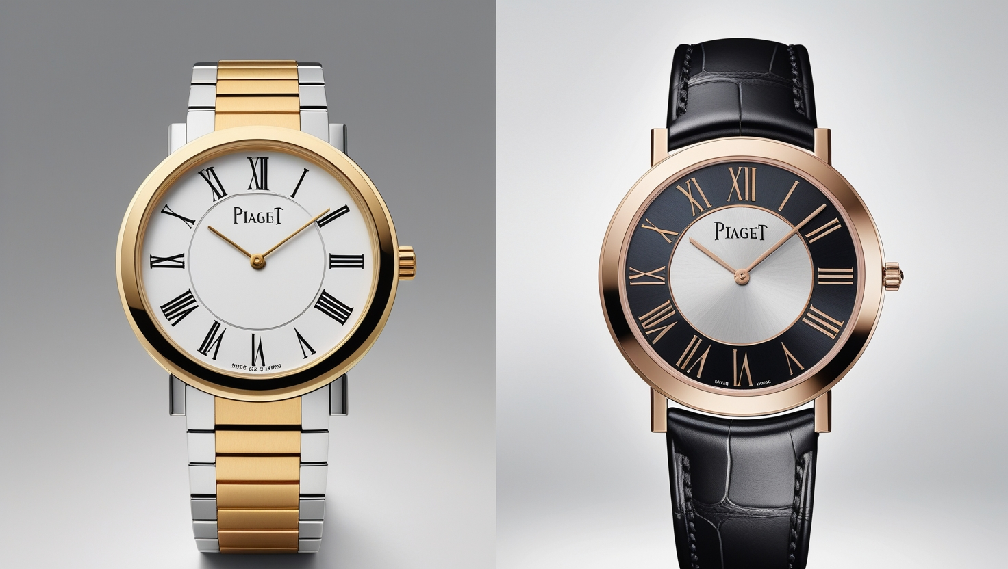 Piaget Guvenor 90659 K18 YG Compared to Piaget Dancer