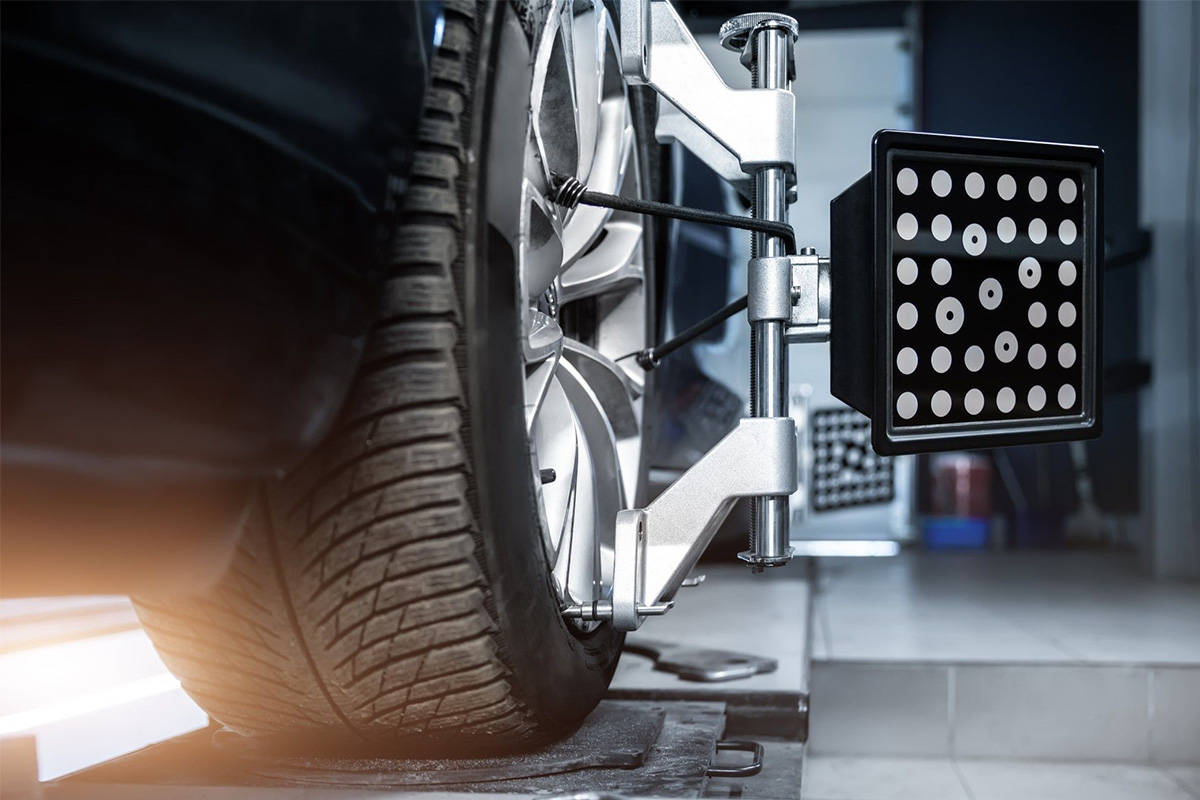 Car wheel alignment is important to eliminate uneven tyre wear and increase road safety