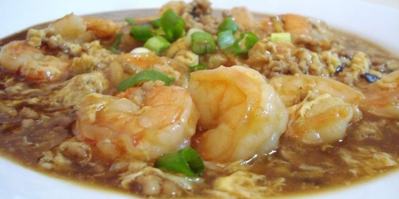 Adding Pork to Your Shrimp with Lobster Sauce