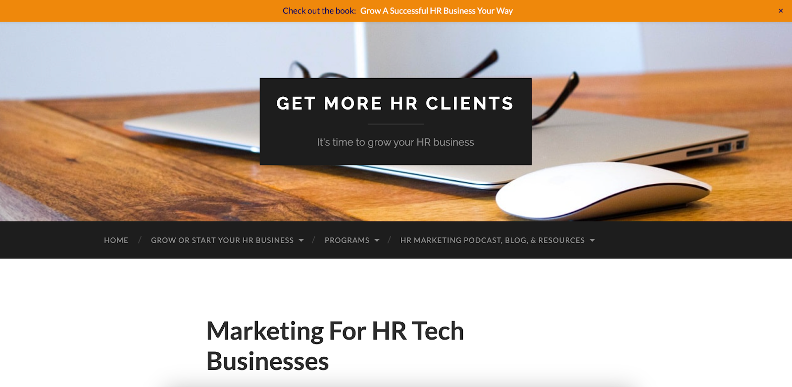 Get More HR Clients, an hr tech content agency