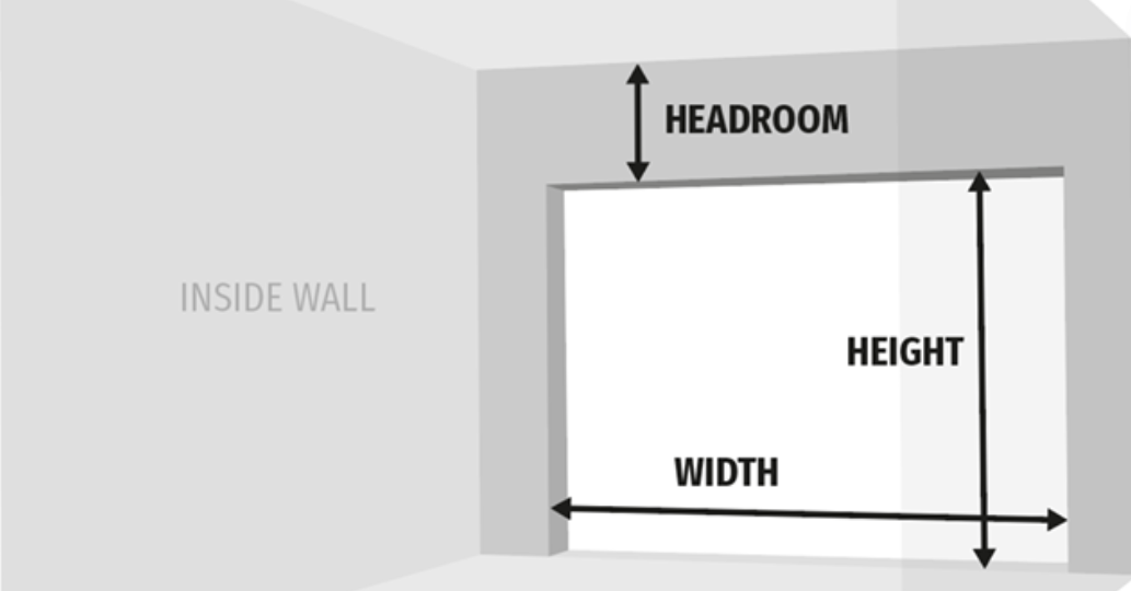 garage door width