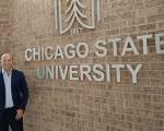 Il dott. Francesco Tulone in visita alla Chicago State University 