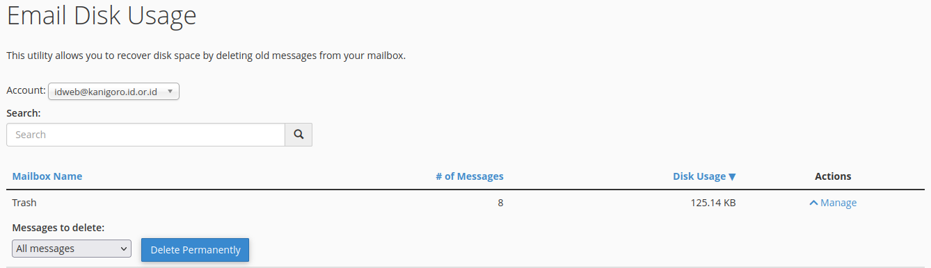 Cara Cepat Hapus Email Trash, Sent, dan Inbox di cPanel!