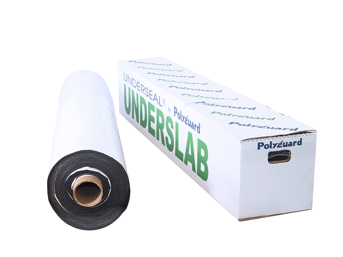 An image of Polyguard’s Underseal® Underslab Membrane basement waterproofing solution.