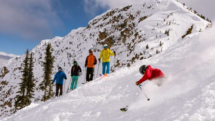 Skiing and snowboarding.