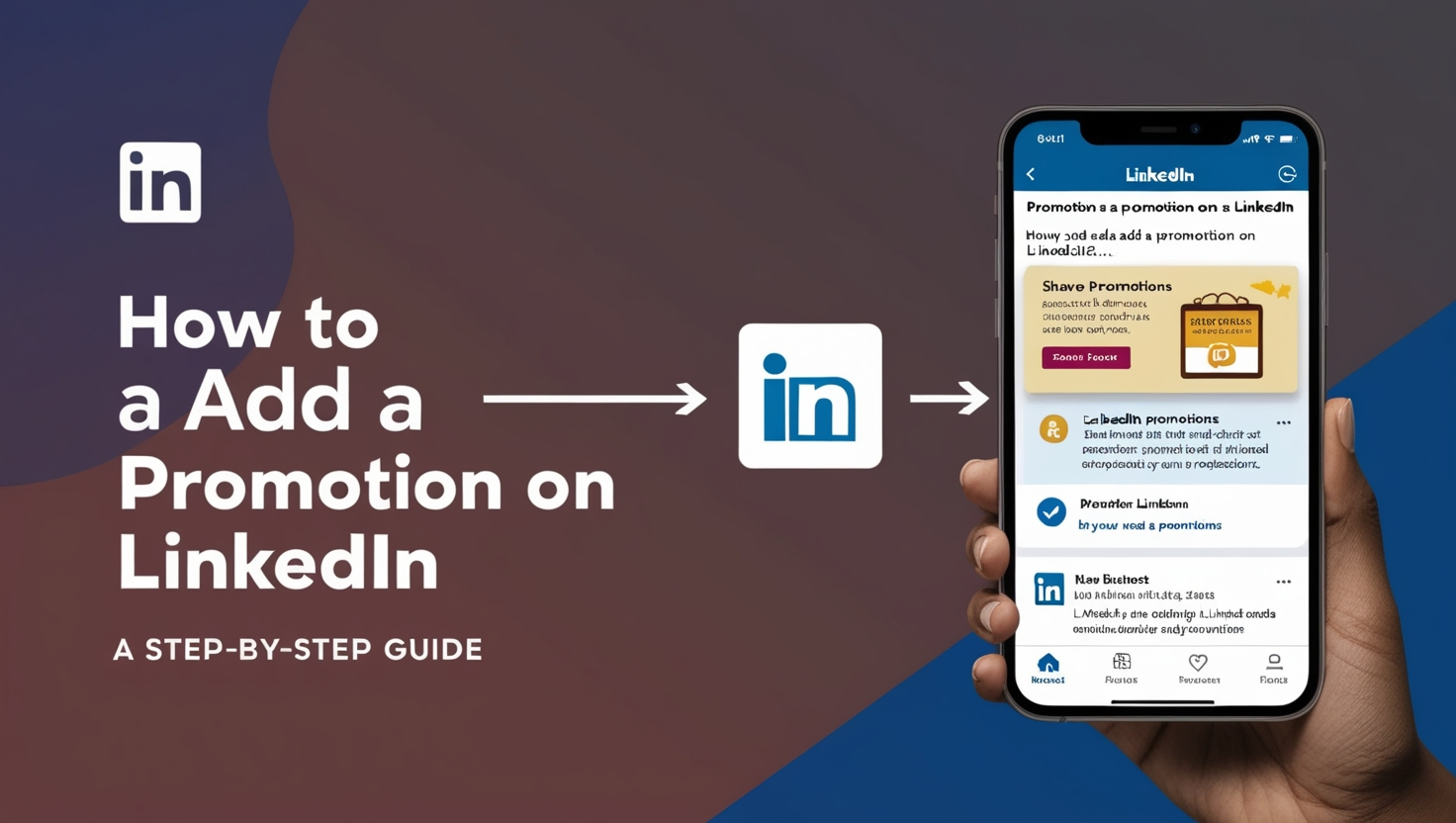 How to Add a Promotion on LinkedIn