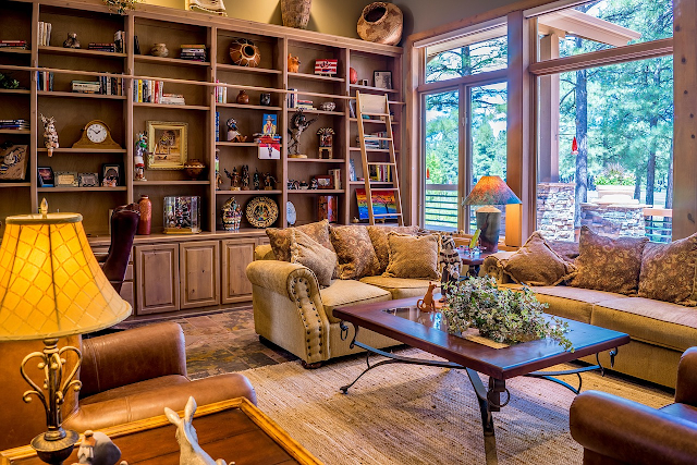 beautiful decorated living room with rich luxurious vibe