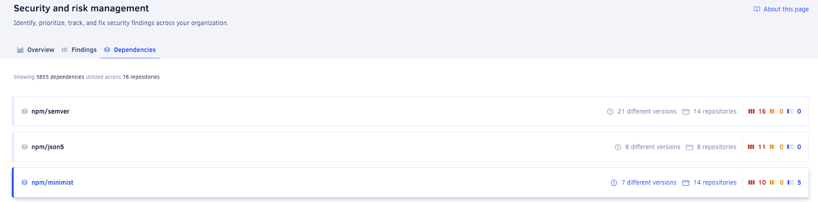 codacy security and risk management dashboard