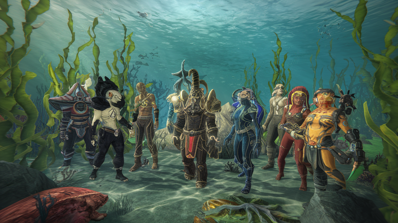 The underwater raid from EverQuest 1 Kelp