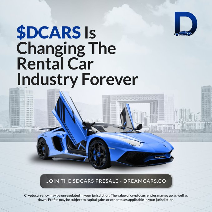 Dreamcars: Your  Ticket to Luxurious Automotive Returns – $DCARS Token Presale Surpasses .1 Million