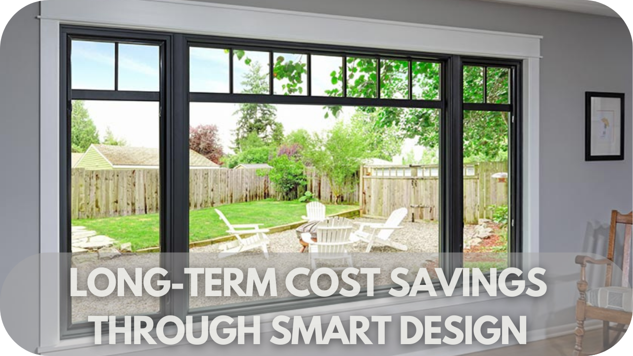 Save money long-term with smart design choices that maximize the benefits of high-performance windows.